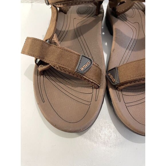Weka comfort sandals hiking summer outdoor sports strappy brown waterproof men 9 main image 6